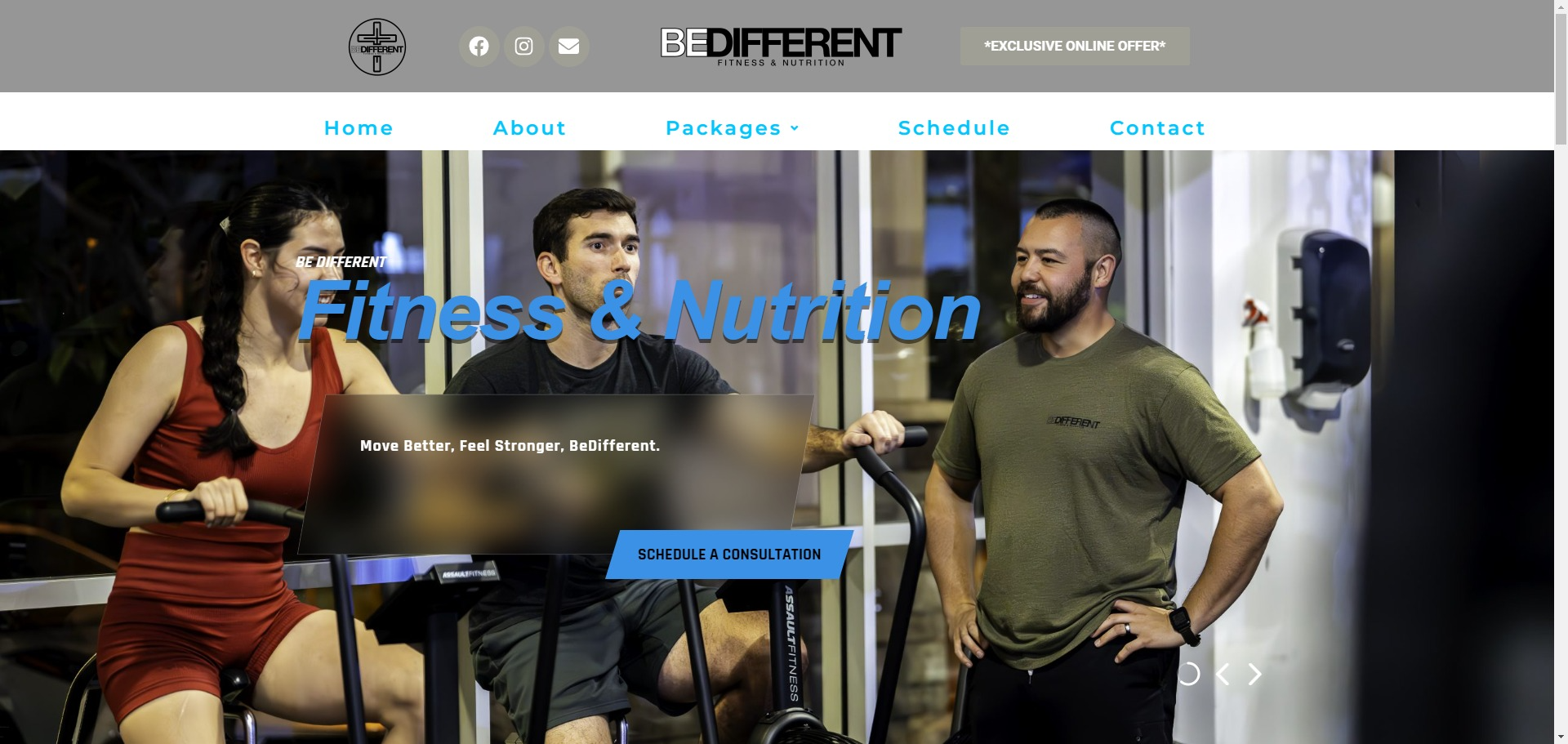 BeDifferent Fitness and Nutrition